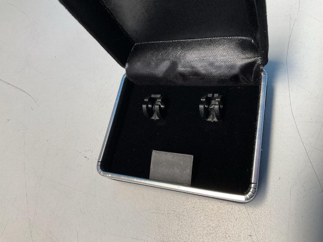 Photo '3' of 19x Black Metal & Fabric Jewellery Boxes *NEW* Photo '3' of 19x Black Metal & Fabric Jewellery Boxes *NEW*