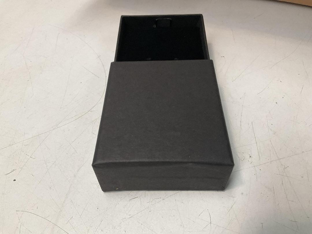 Photo '5' of 42x Approx Slide Open Black Coloured Earring/Jellewery Boxes and 1x 100% Silk Scarf - *New*