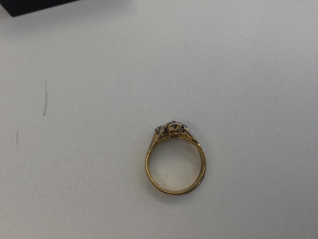 Photo '7' of Gold coloured Bands with Clear Coloured Stones