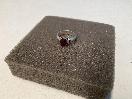Thumbnail '2' of Silver Coloured Ring with Red Coloured Stone