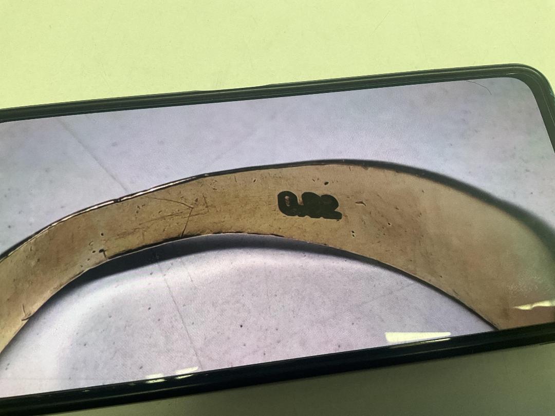 Photo '7' of 9CT ( & 0.02 ) Gold Ring w/ 2 Diamond Stones