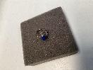 Thumbnail '1' of Silver Coloured Ring with Blue Coloured Stone - Ring Bent Out of Shape