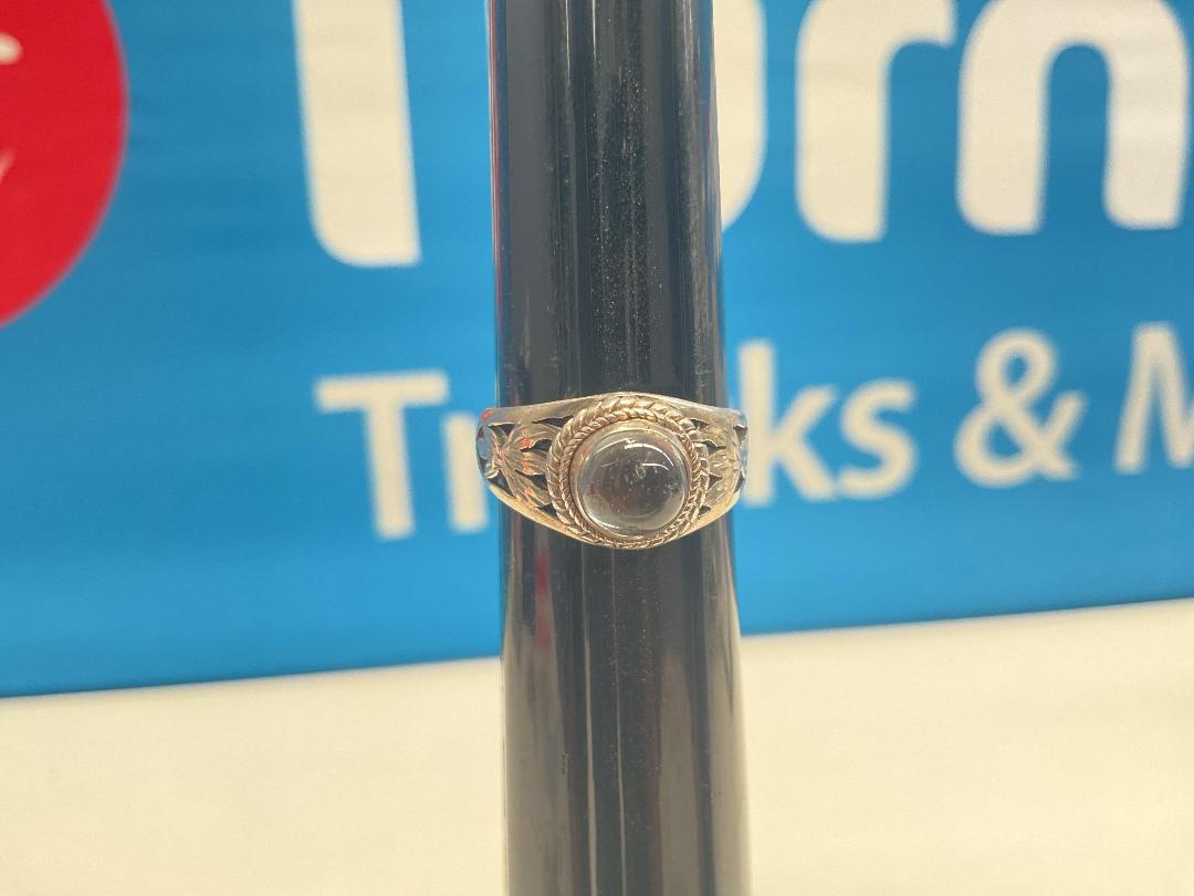 Photo '9' of Sterling Silver Rings - Size 7-7.25 - Sun & Moon Handmade Jewelry