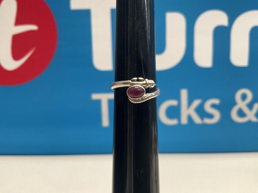 Photo '3' of Sterling Silver Rings - Size 8-8.5 - Sun & Moon Handmade Jewelry