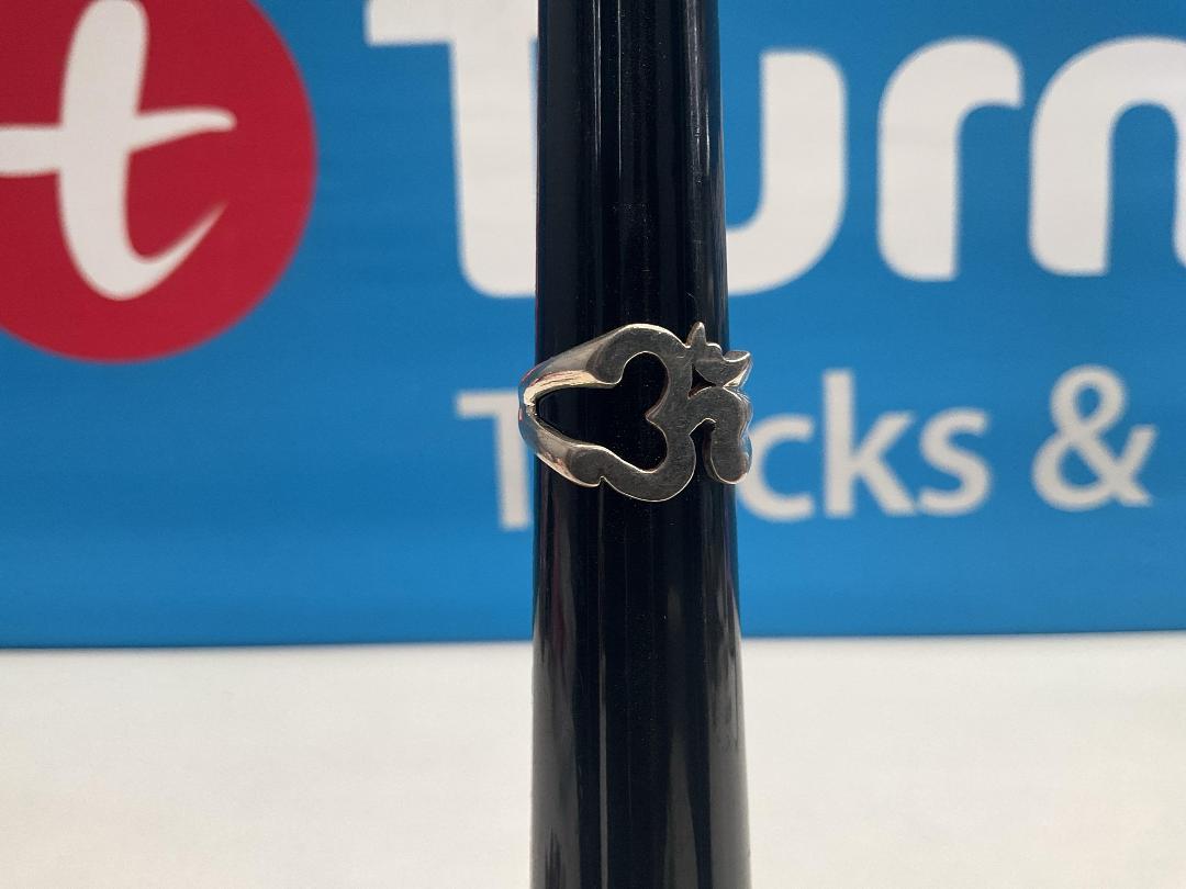 Photo '8' of Sterling Silver Rings - Size 8-8.5 - Sun & Moon Handmade Jewelry