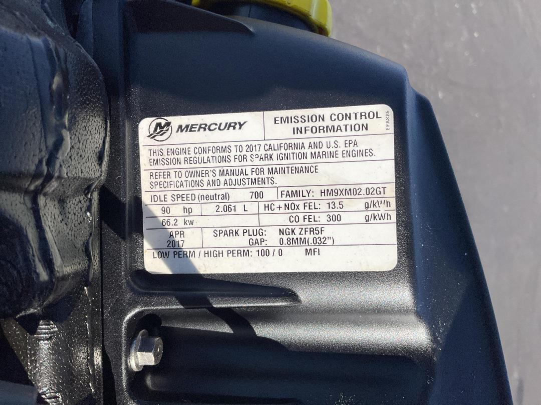 Photo '7' of 2017 Mercury 90HP 4 Stroke Outboard (Only)