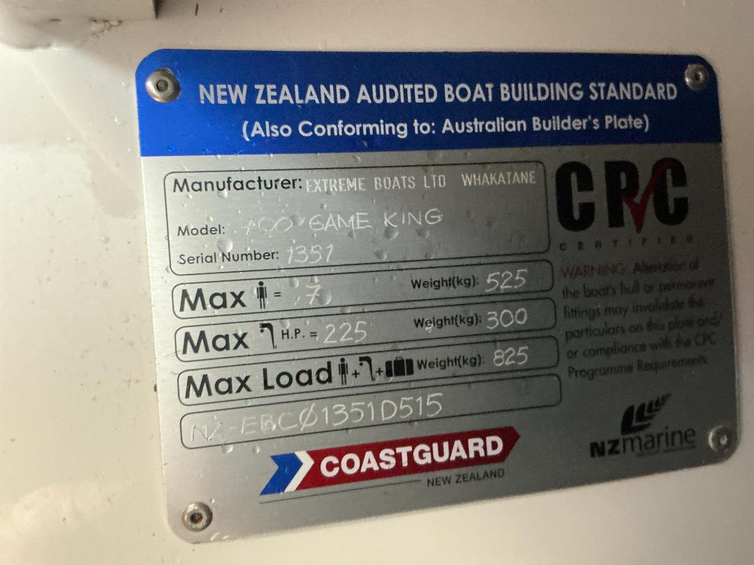 Photo '48' of 2H260 : 2015 EXTREME GAME KING POWER 700 7.2M