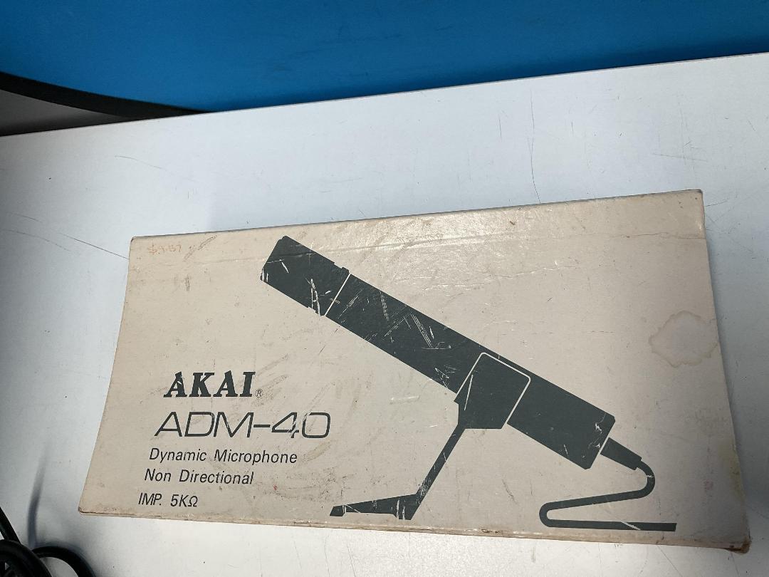 Photo '2' of AKAI ADM-40 Dynamic Microphone - Plug Has Been Cut Off