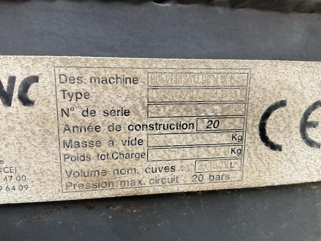 Photo '13' of Pellenc RVL 3000 Tank