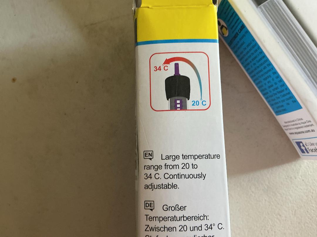 Photo '3' of Aqua One 55W & Aqua One 200W Glass Heaters