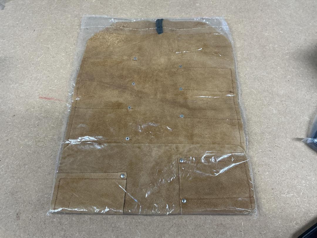 Photo '4' of UJ Ramelson 12 Pocket Leather Tool Roll Storage Case Pouch