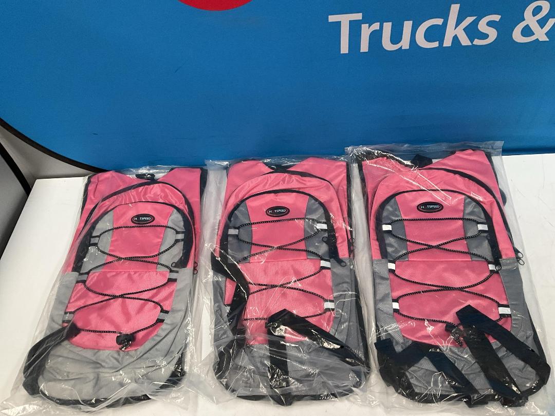 Photo '10' of 3x HotSpeed - Hydration Packs & 3x 2L Bladders - Pink *NEW*