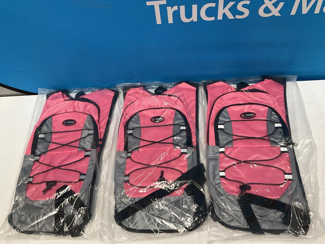 Photo '10' of 3x HotSpeed - Hydration Packs & 3x 2L Bladders - Pink *NEW*