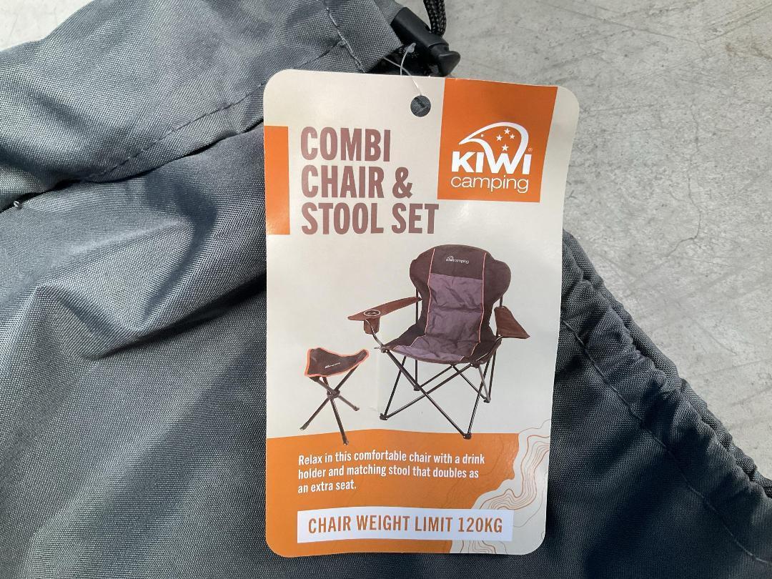 Photo '6' of Kiwi Camping Combi Chair & Stool (2 Sets) *As New* Photo '6' of Kiwi Camping Combi Chair & Stool (2 Sets) *As New*