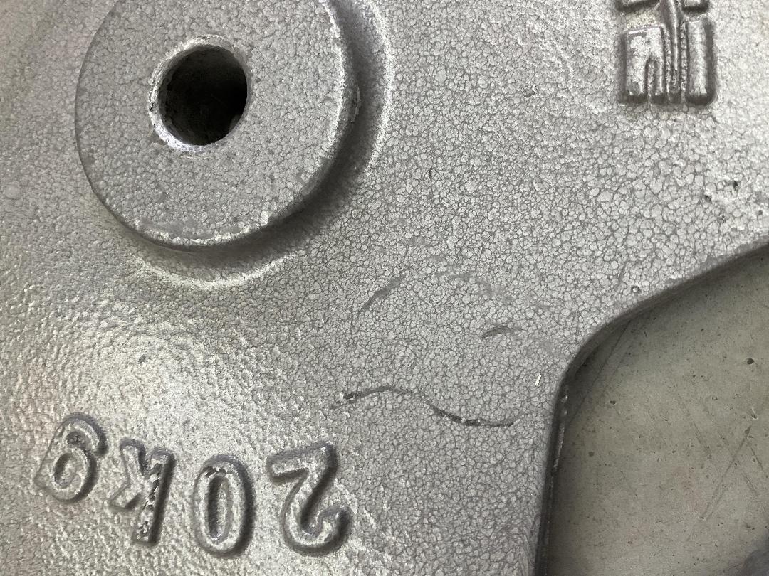 Photo '5' of 2x Elite Grey Coloured 20Kg Each Weight Plates