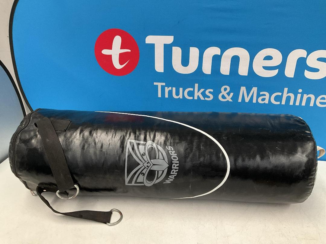 Photo '7' of Black Coloured Boxing Bag with Warriors Logo on It Photo '7' of Black Coloured Boxing Bag with Warriors Logo on It