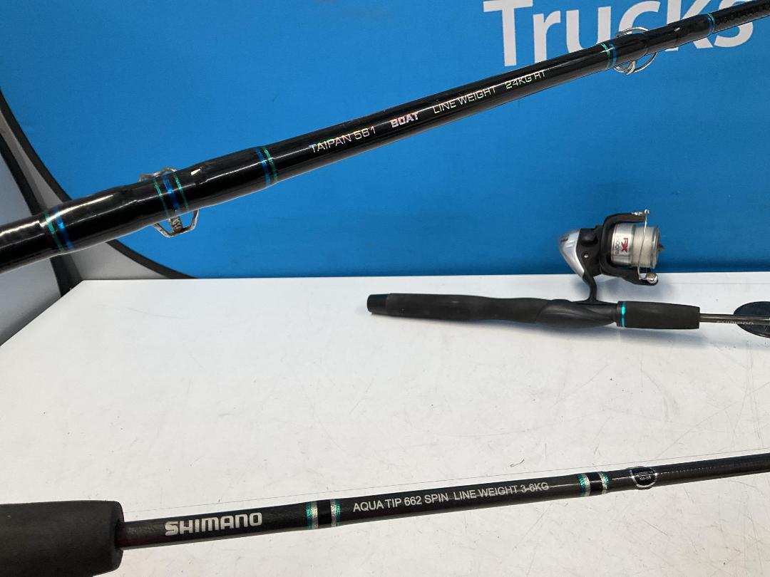 Photo '10' of 3x Shimano Fishing Rods
