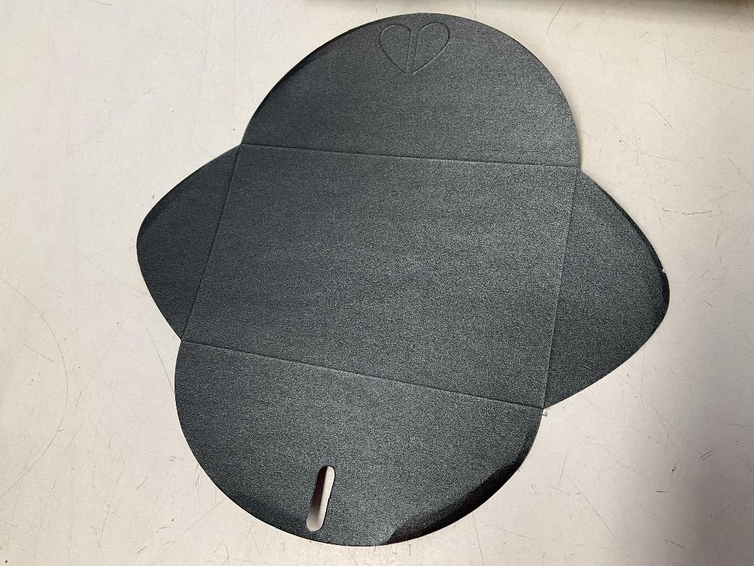 Photo '5' of Bulk Lot of Black Coloured Shimmery Heart Envelopes *NEW*