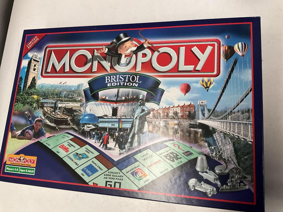 Photo '2' of Monopoly Bristol Edition, Risk, Home Decor Items Etc