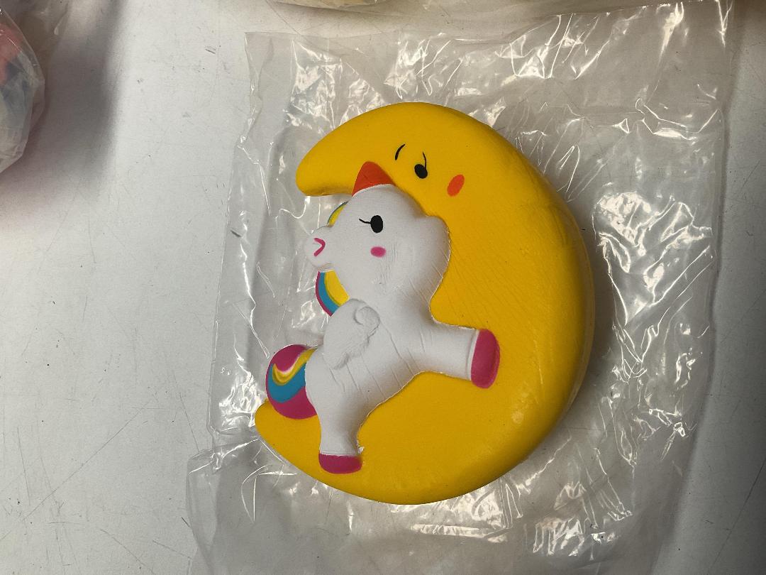 Photo '6' of Various Foam-Like Toys - Unicorns, Cat/Burger Etc *NEW*