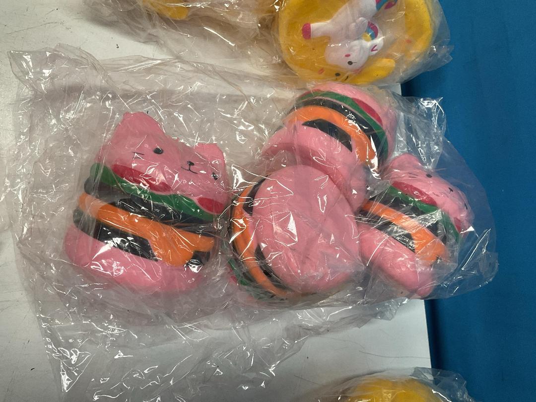 Photo '10' of Various Foam-Like Toys - Unicorns, Cat/Burger Etc *NEW*