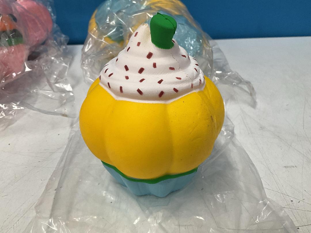 Photo '12' of Various Foam-Like Toys - Unicorns, Cat/Burger Etc *NEW*