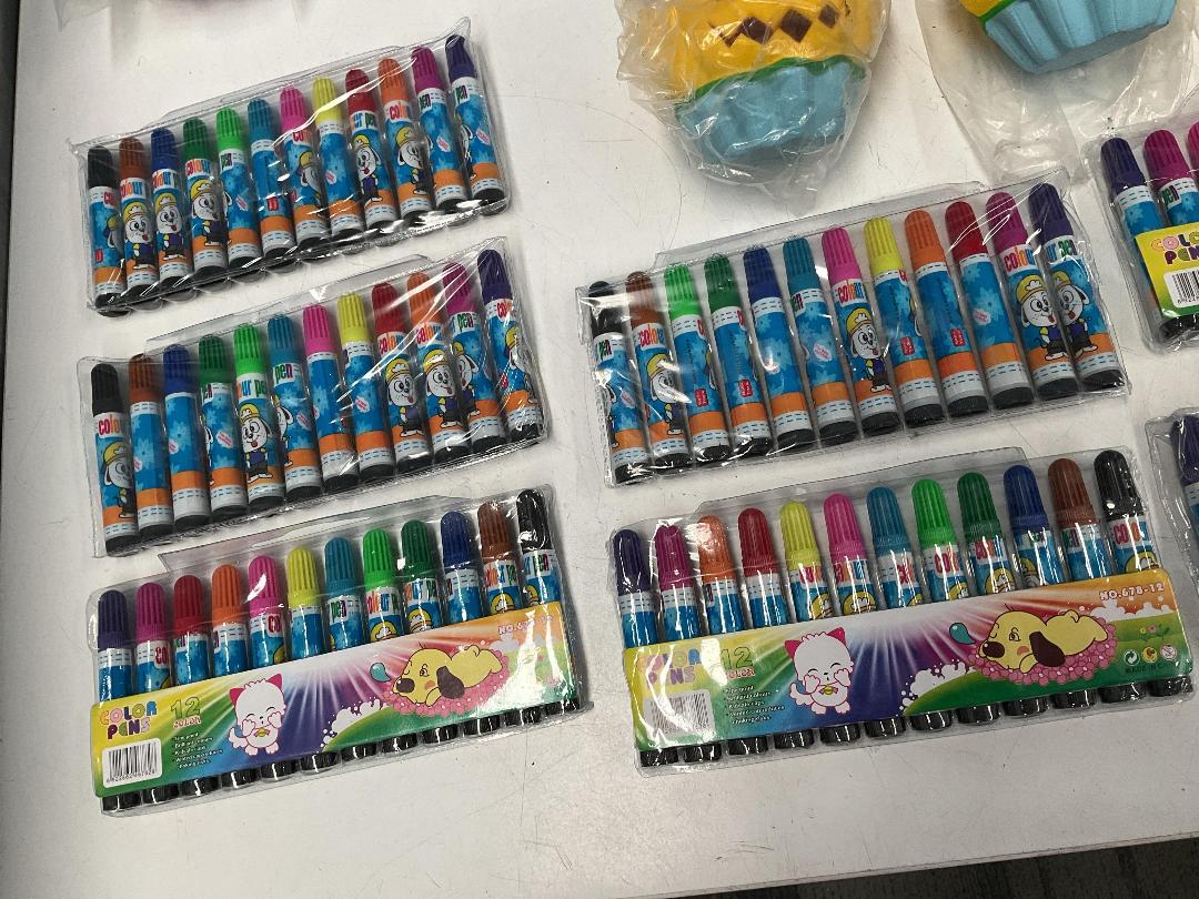 Photo '6' of Foam-Like Toys and Packs of Coloured Felt Pens *New*