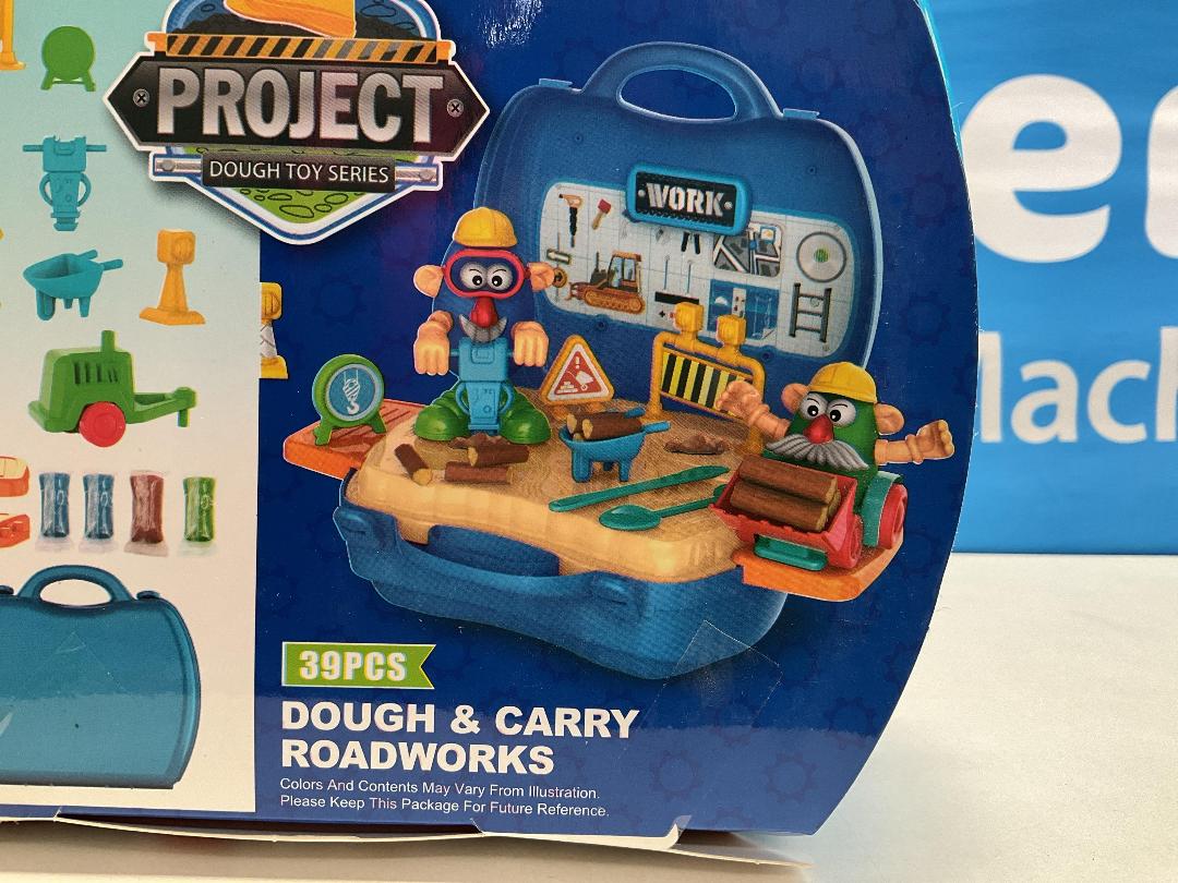 Photo '3' of Dream - Project Dough & Carry Roadworks Play Set (39pce) *NEW*