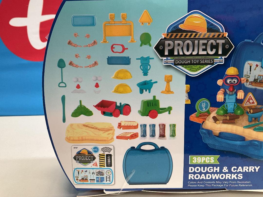 Photo '4' of Dream - Project Dough & Carry Roadworks Play Set (39pce) *NEW*