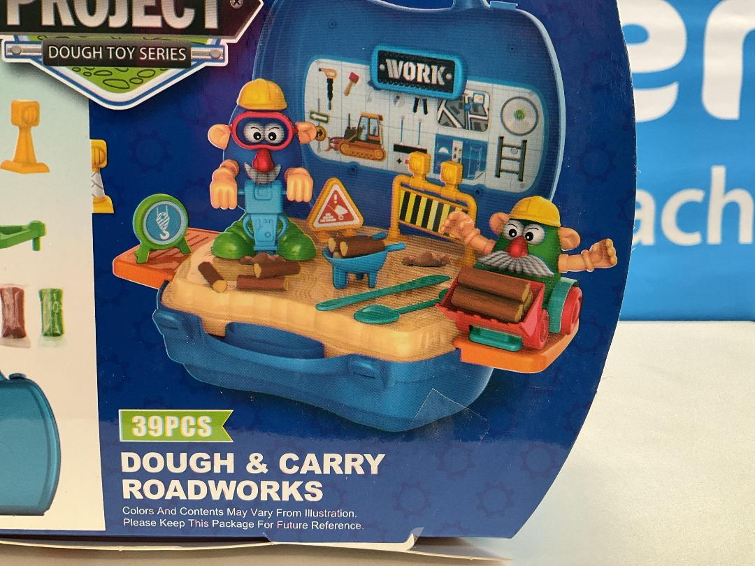 Photo '3' of Dream - Project Dough & Carry Roadworks Play Set (39pce) *NEW*