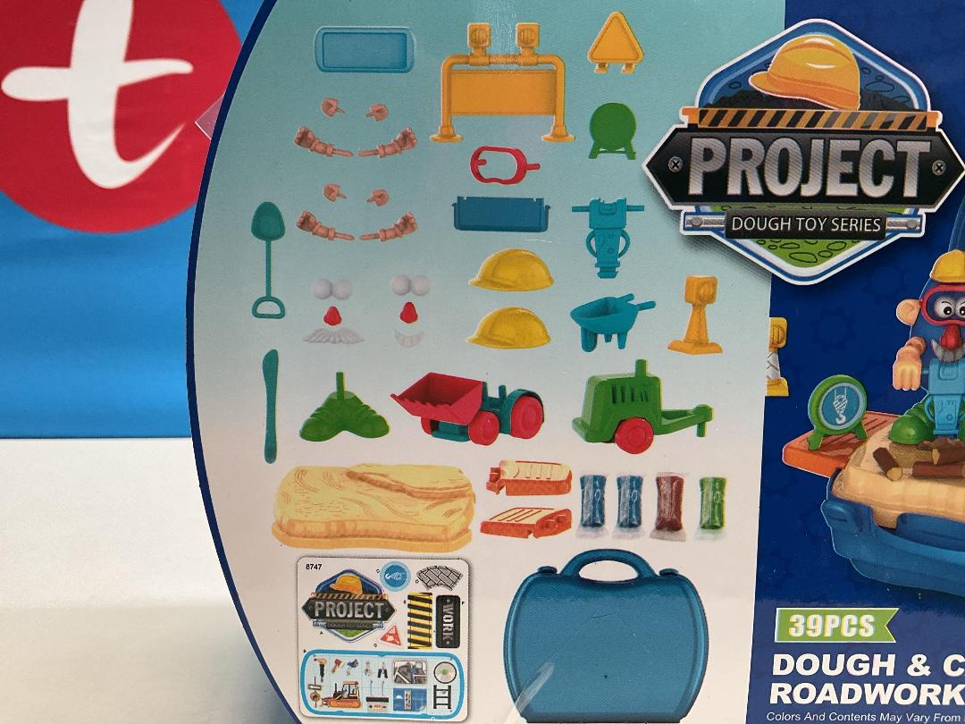 Photo '4' of Dream - Project Dough & Carry Roadworks Play Set (39pce) *NEW*