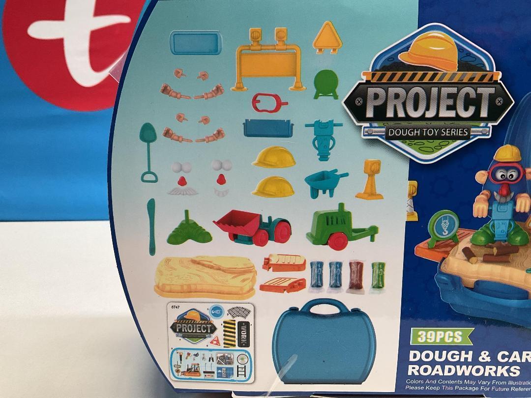 Photo '3' of Dream - Project Dough & Carry Roadworks Play Set (39pce) *NEW*