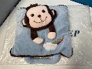 Thumbnail '2' of 3x Monkey Love - Children's Pillow w/ Zip Out Blanket - 150cm x 100cm *NEW*