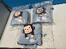 Thumbnail '1' of 3x Monkey Love - Children's Pillow w/ Zip Out Blanket - 150cm x 100cm *NEW*