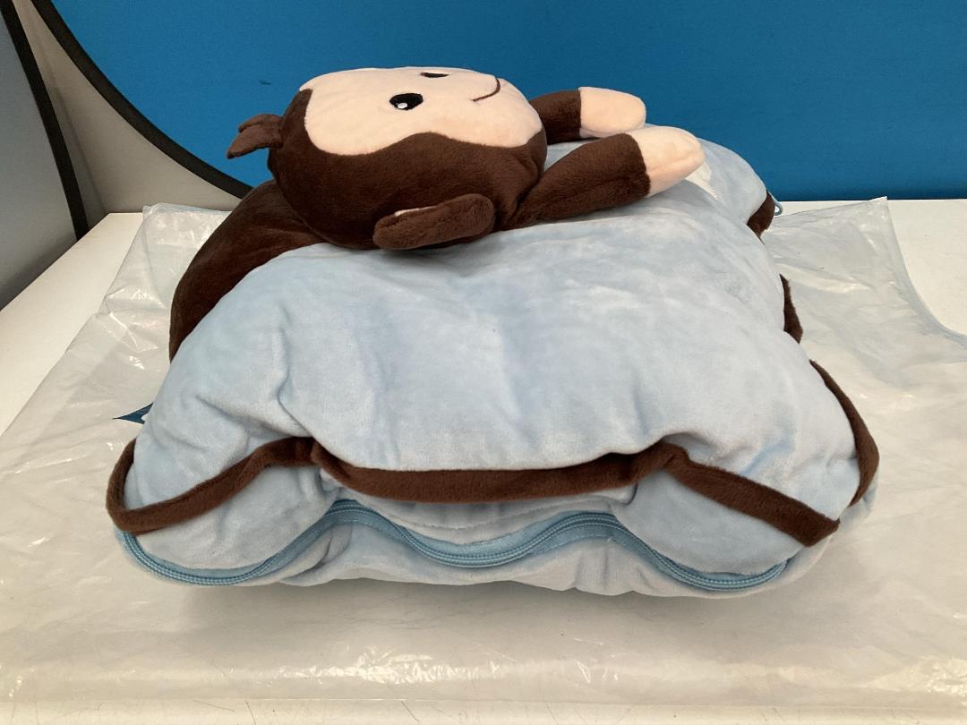Photo '5' of Monkey Love - Children's Pillow w/ Zip Out Blanket - 150cm x 100cm *NEW*