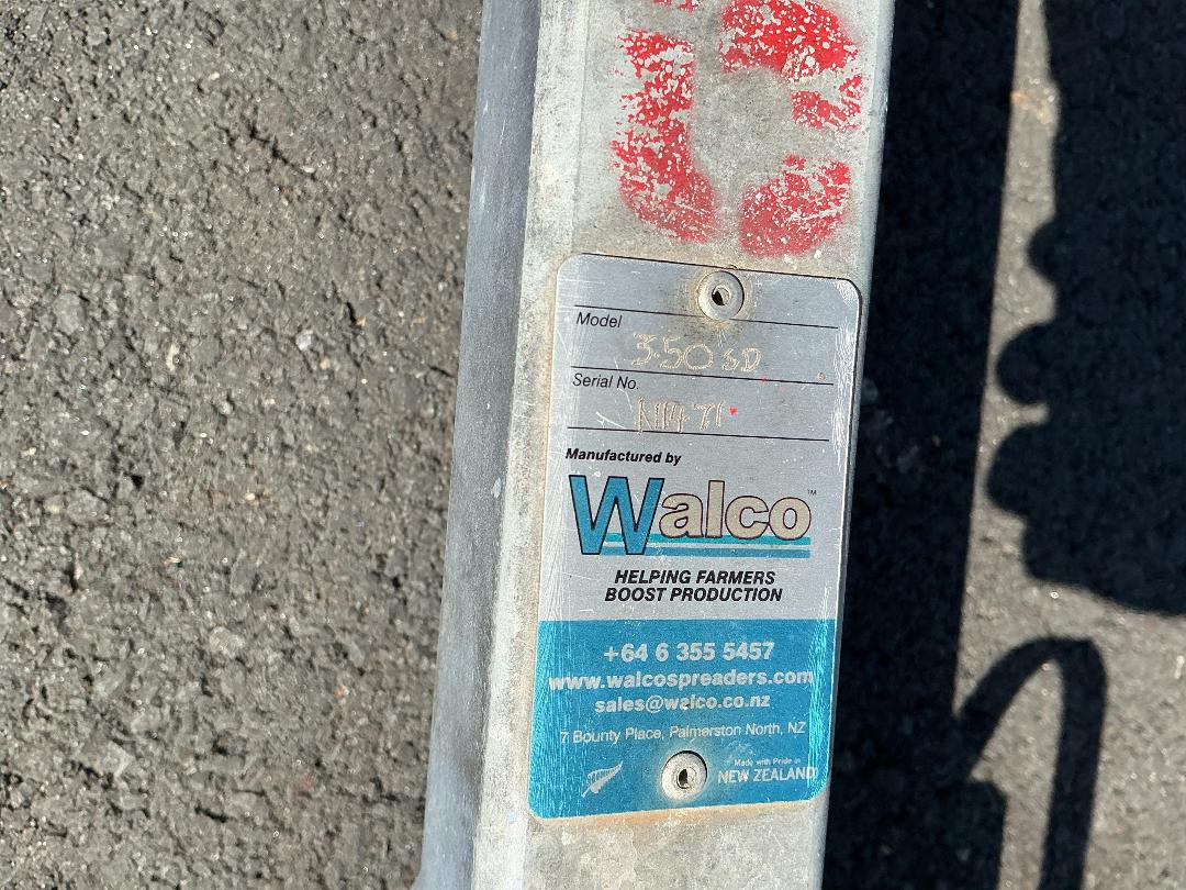 Photo '12' of Walco 3.50 SD Agricultural Trailer Photo '12' of Walco 3.50 SD Agricultural Trailer