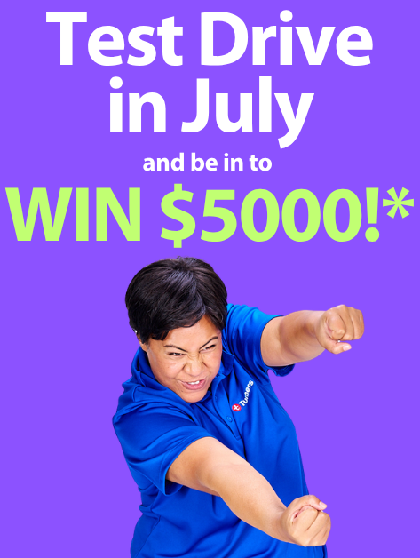 Test Drive in July and be in to win $5,000!